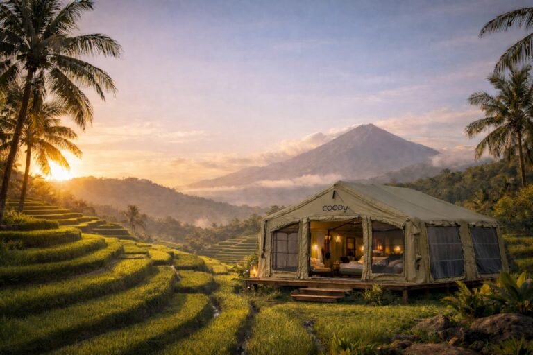 lombok glamping in tetebatu