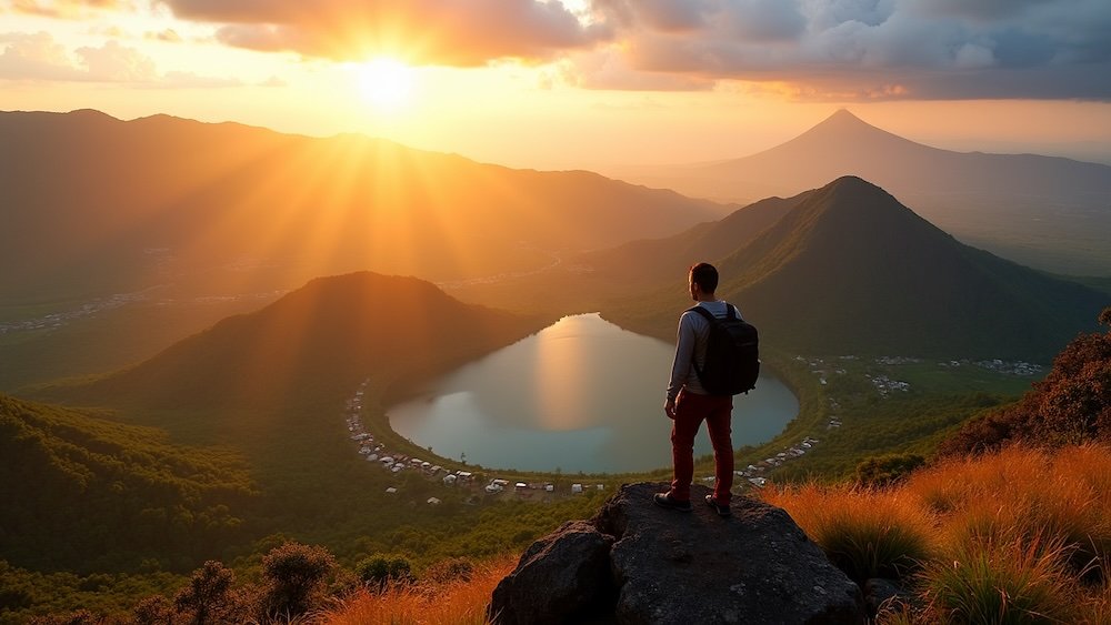 mount rinjani hiking