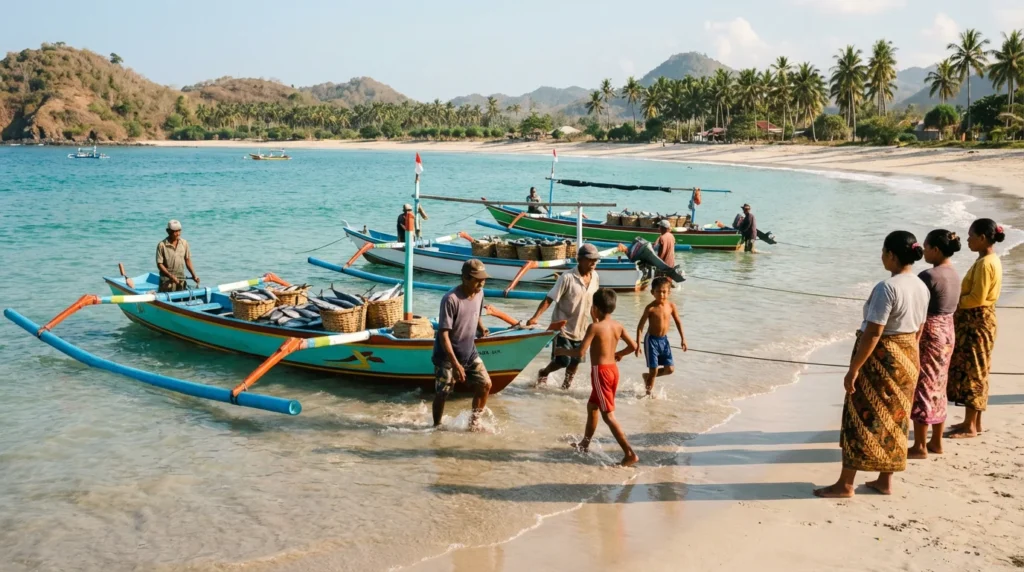 Selong belenak fishing