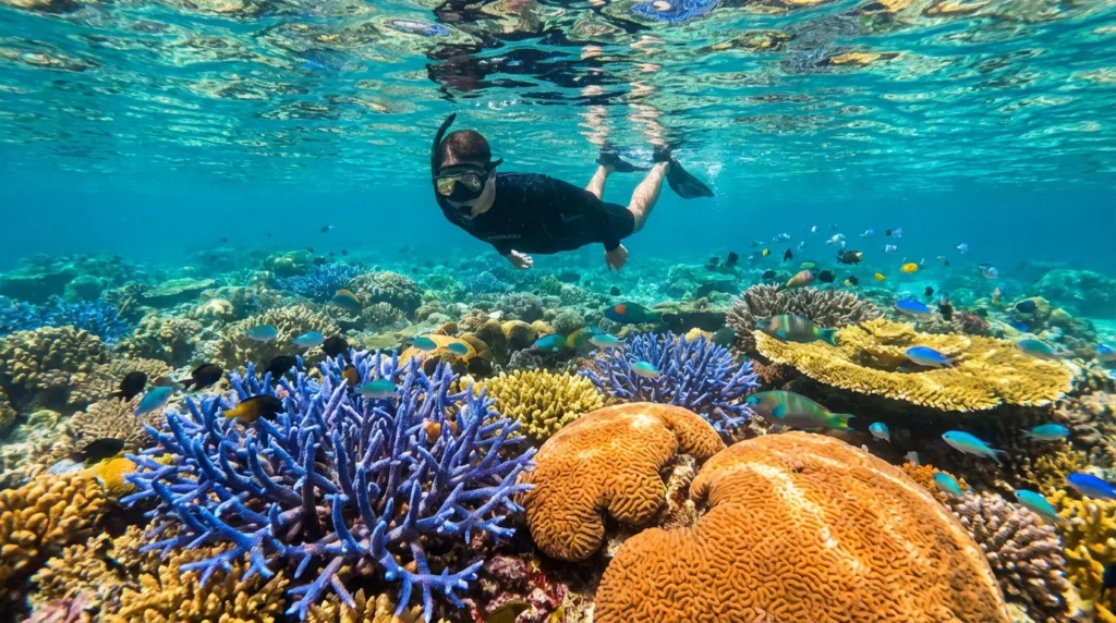Selong belenak snorkeling